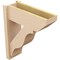 Ekena Millwork 8-in W x 22-in D x 26-in H Funston Slat Rough Cedar Woodgrain TimberThane Outlooker, Primed Tan OUTUR080X22X26FST24RCPR - alternate 3
